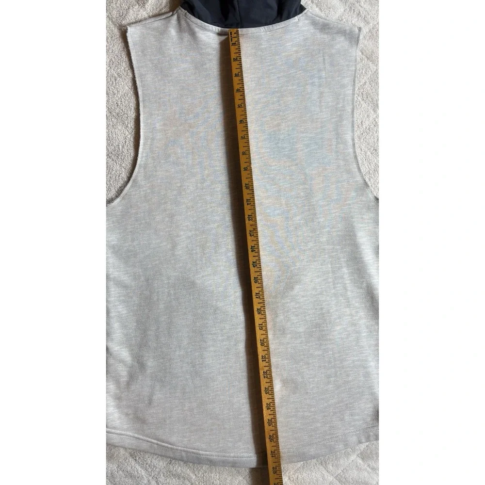 Under Armour Men's Sportstyle Sleeveless Hoodie Size Small Gray Pocket -1836 - Picture 6 of 6